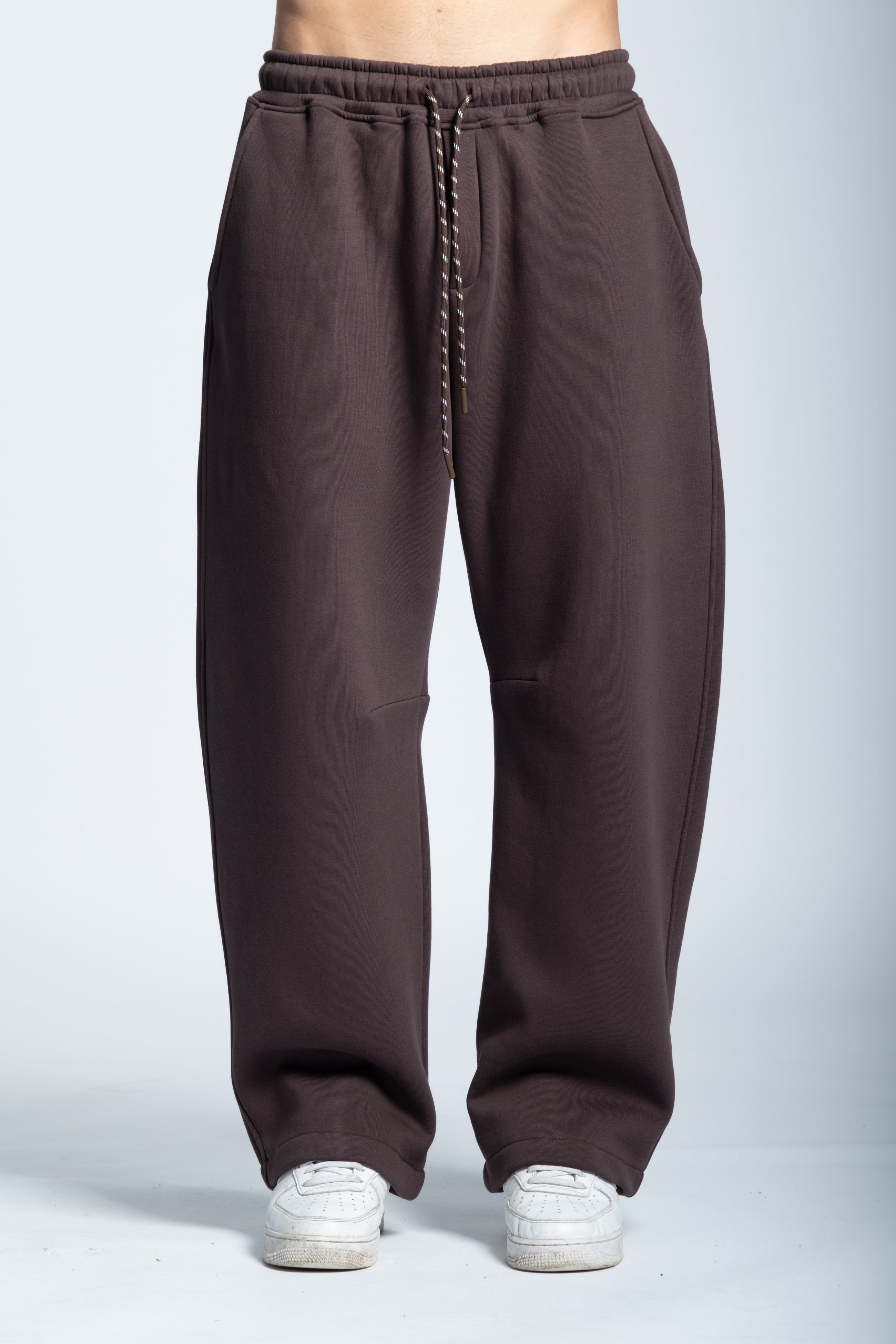 STRASS ICON SWEATPANTS DARK BROWN