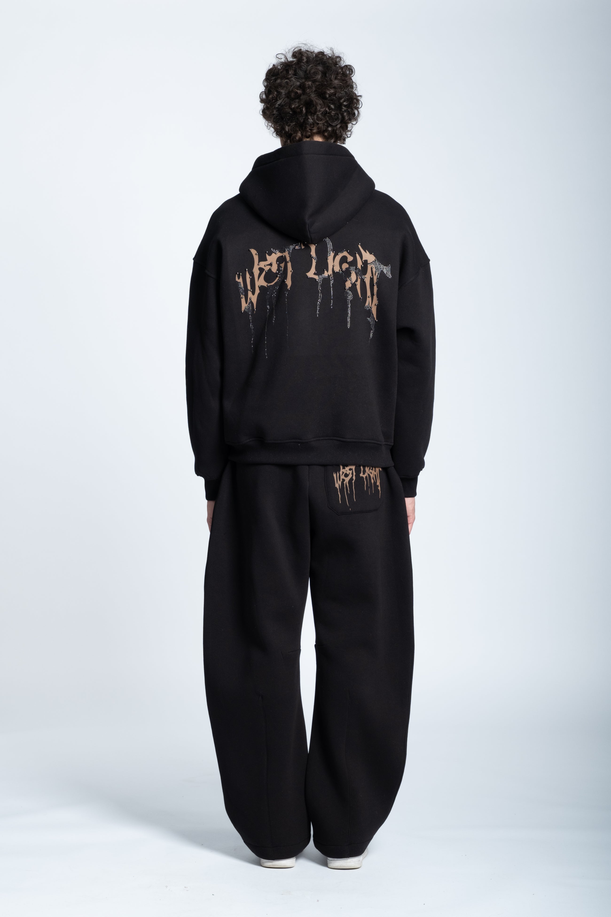 STRASS ICON SWEATPANTS BLACK