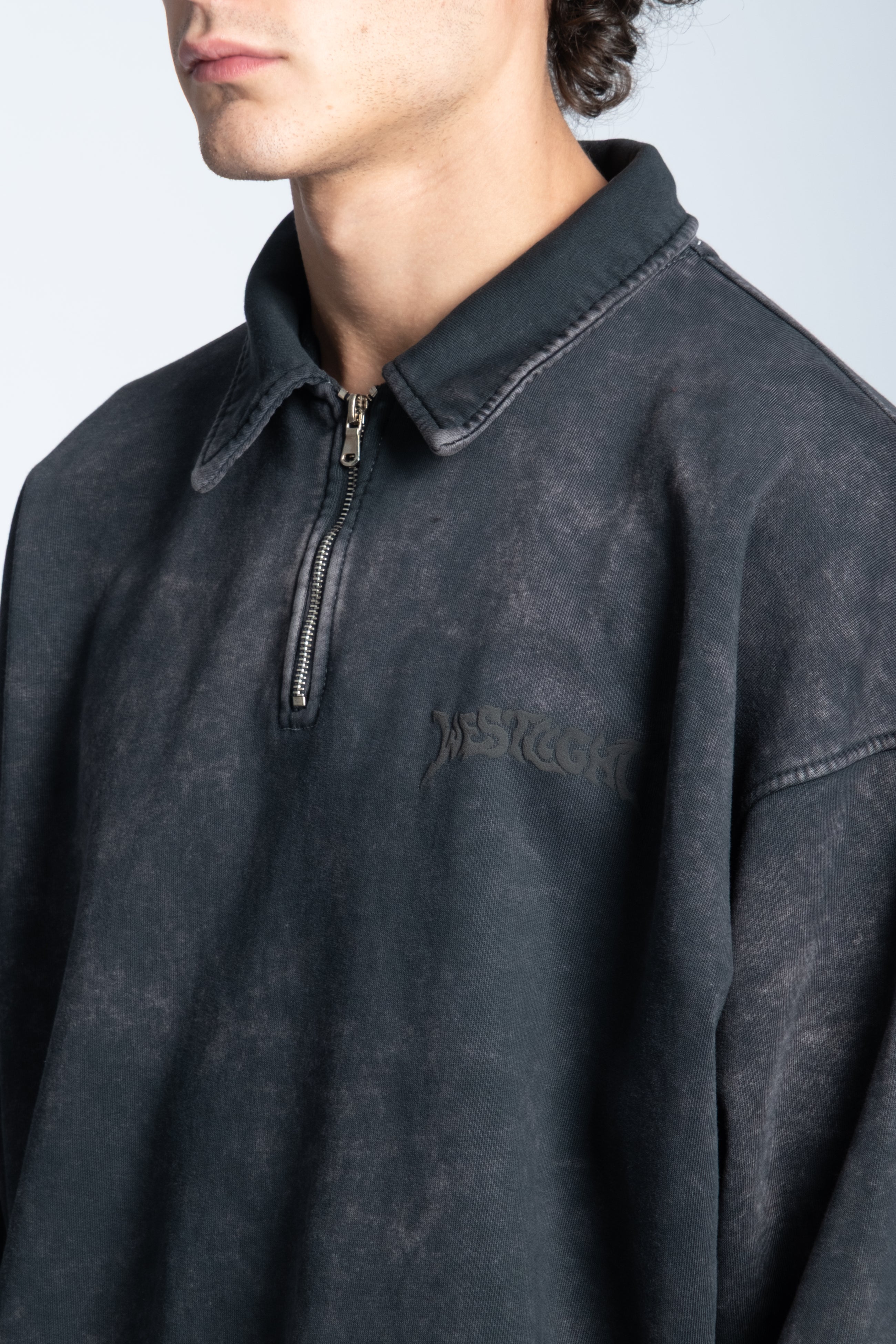 POLO HOODIE BLACK