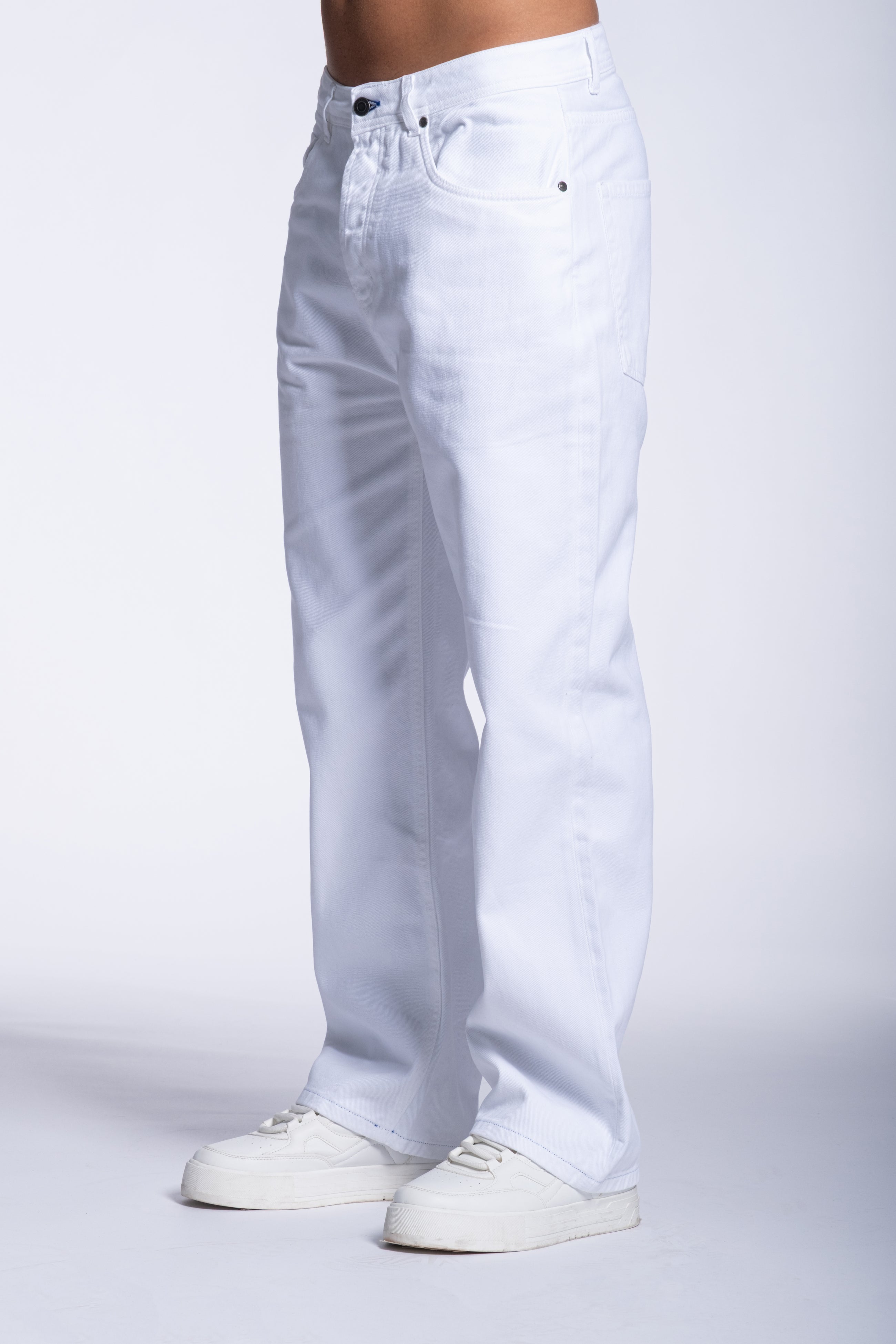 Pantalone Bianco Basic Dritto