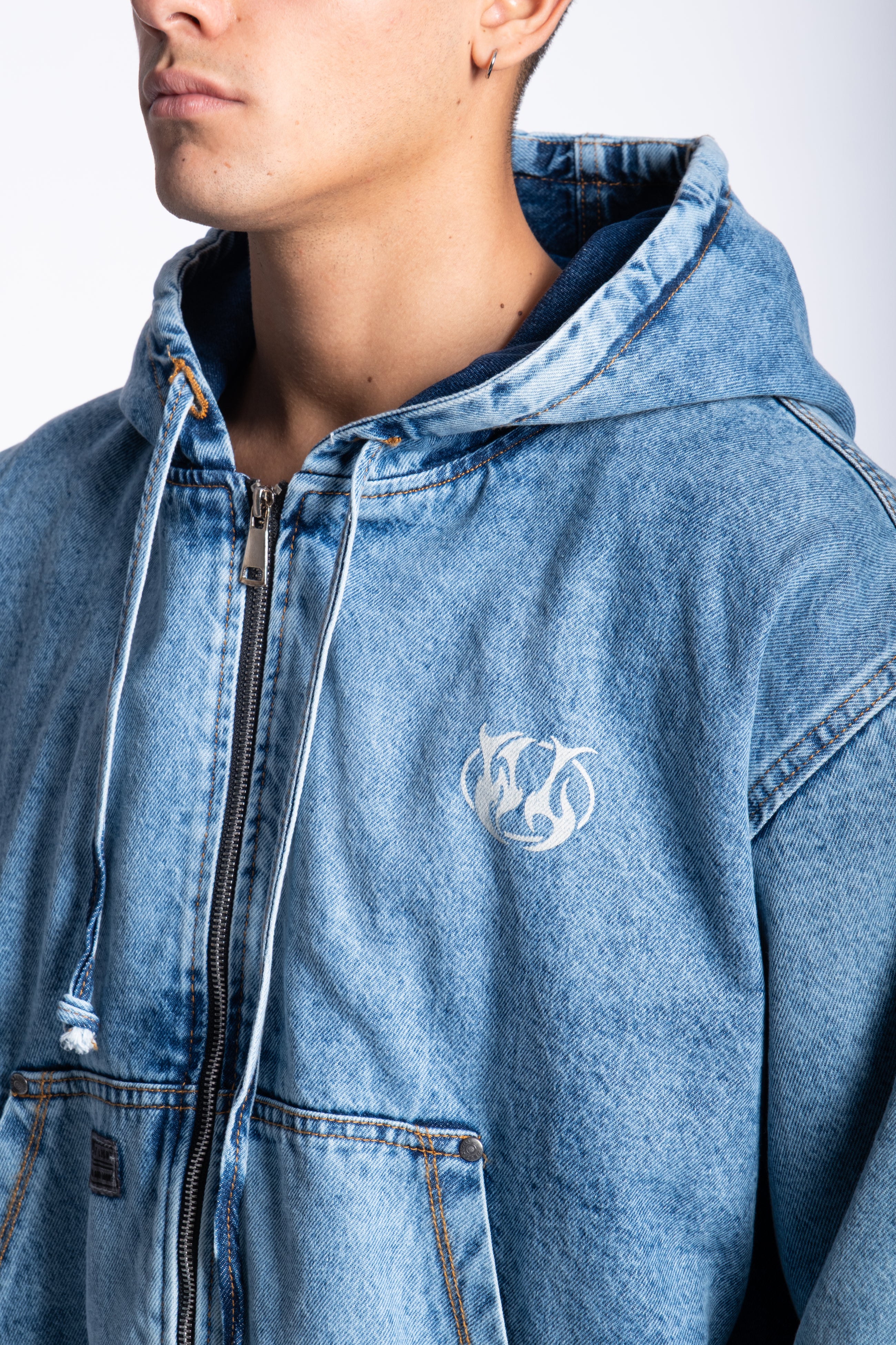 GIACCA DEMIN CAPPUCCIO