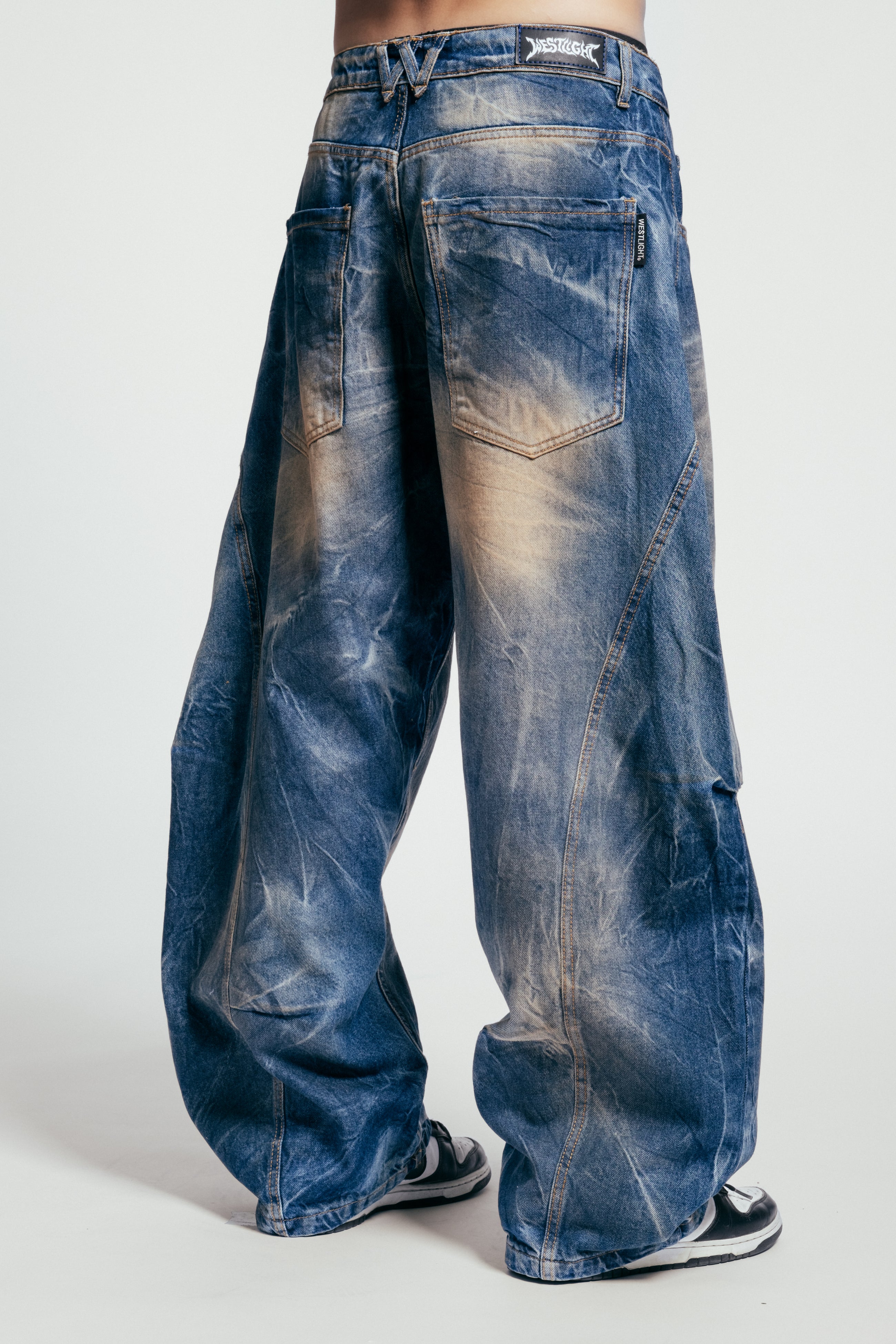 Rust Washed Jeans