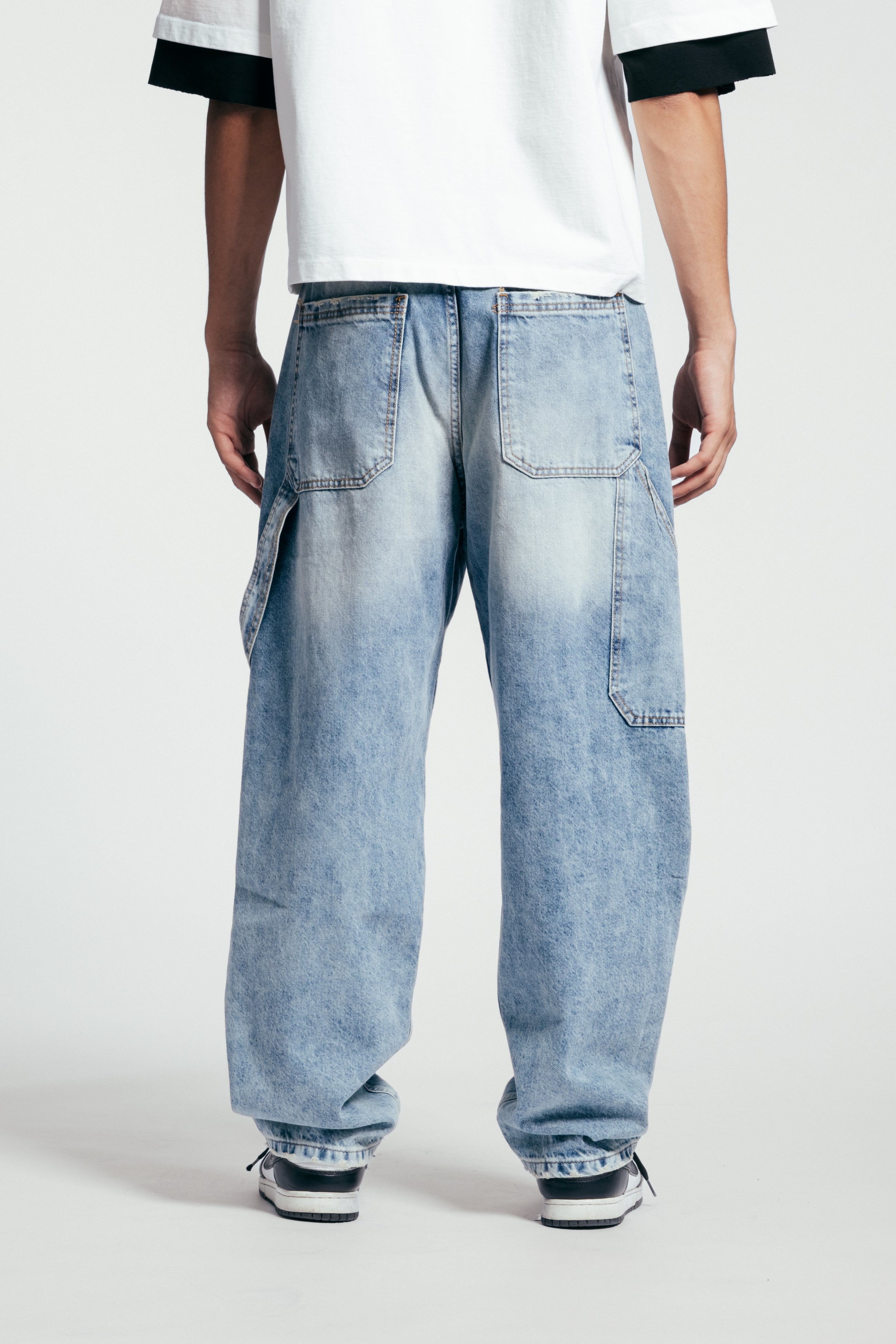 Light Blue Cargo Jeans