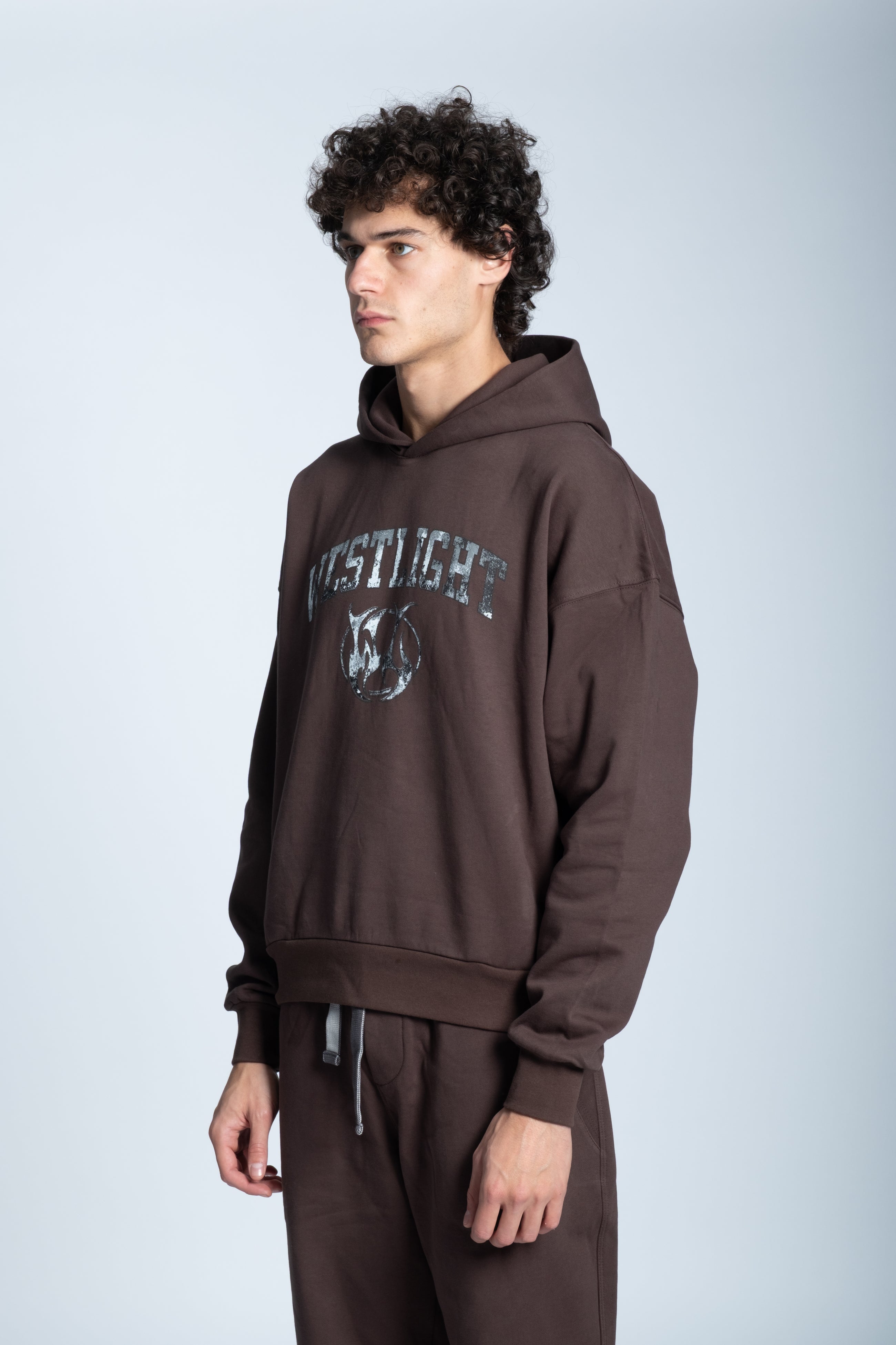 Felpa BASIC Logo Marrone