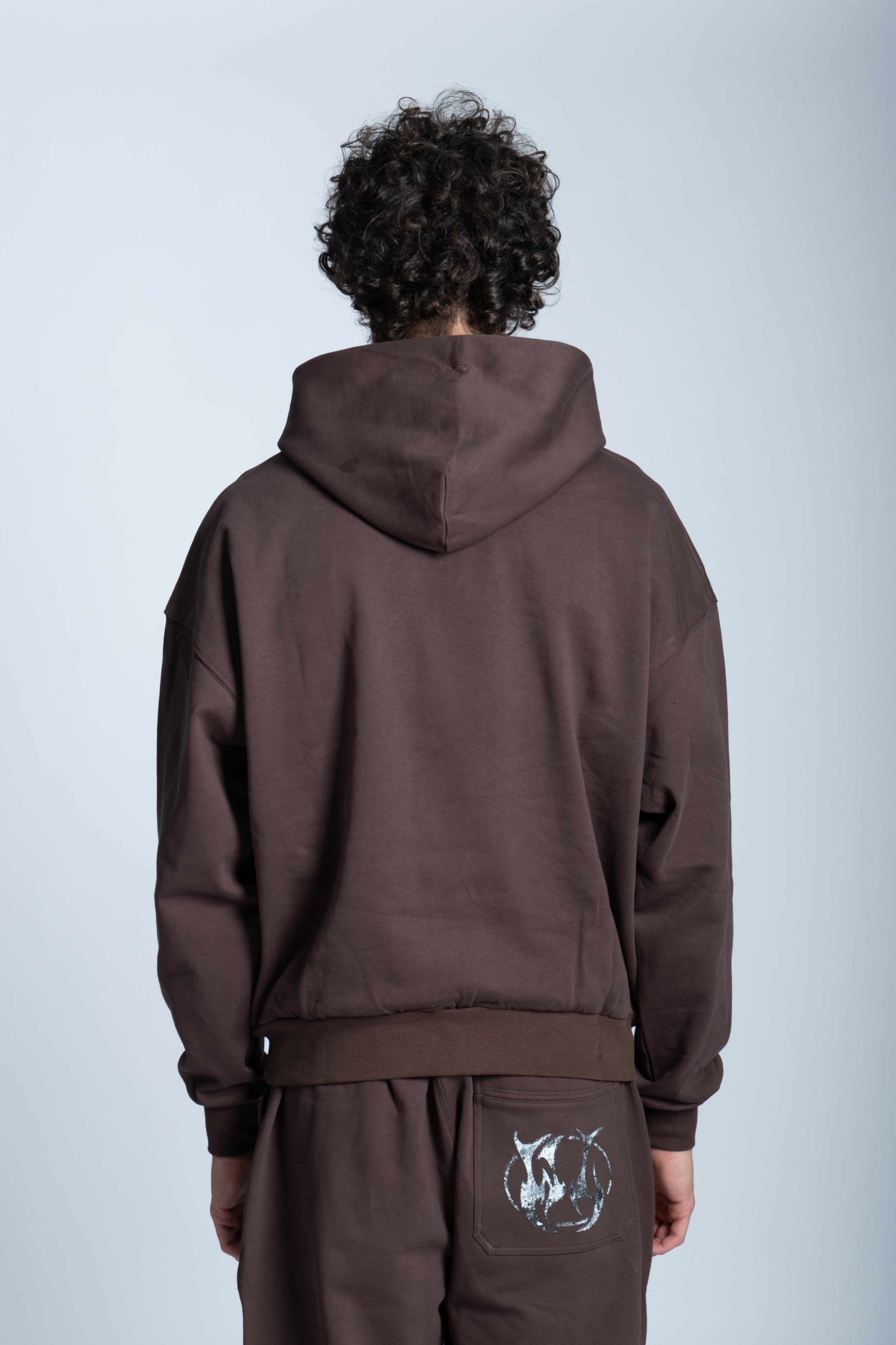 Felpa BASIC Logo Marrone