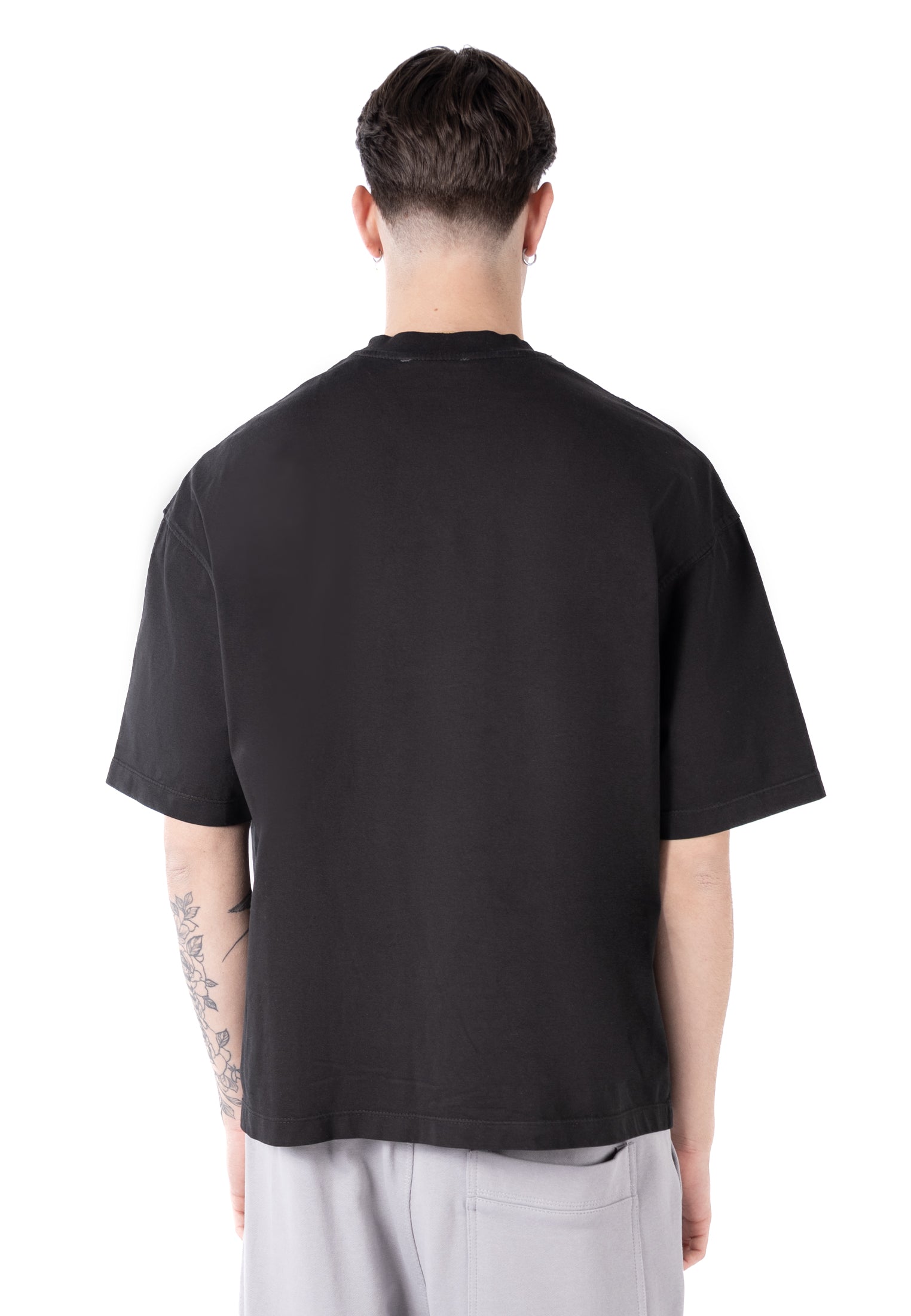 BASIC WASHED TEE BLACK