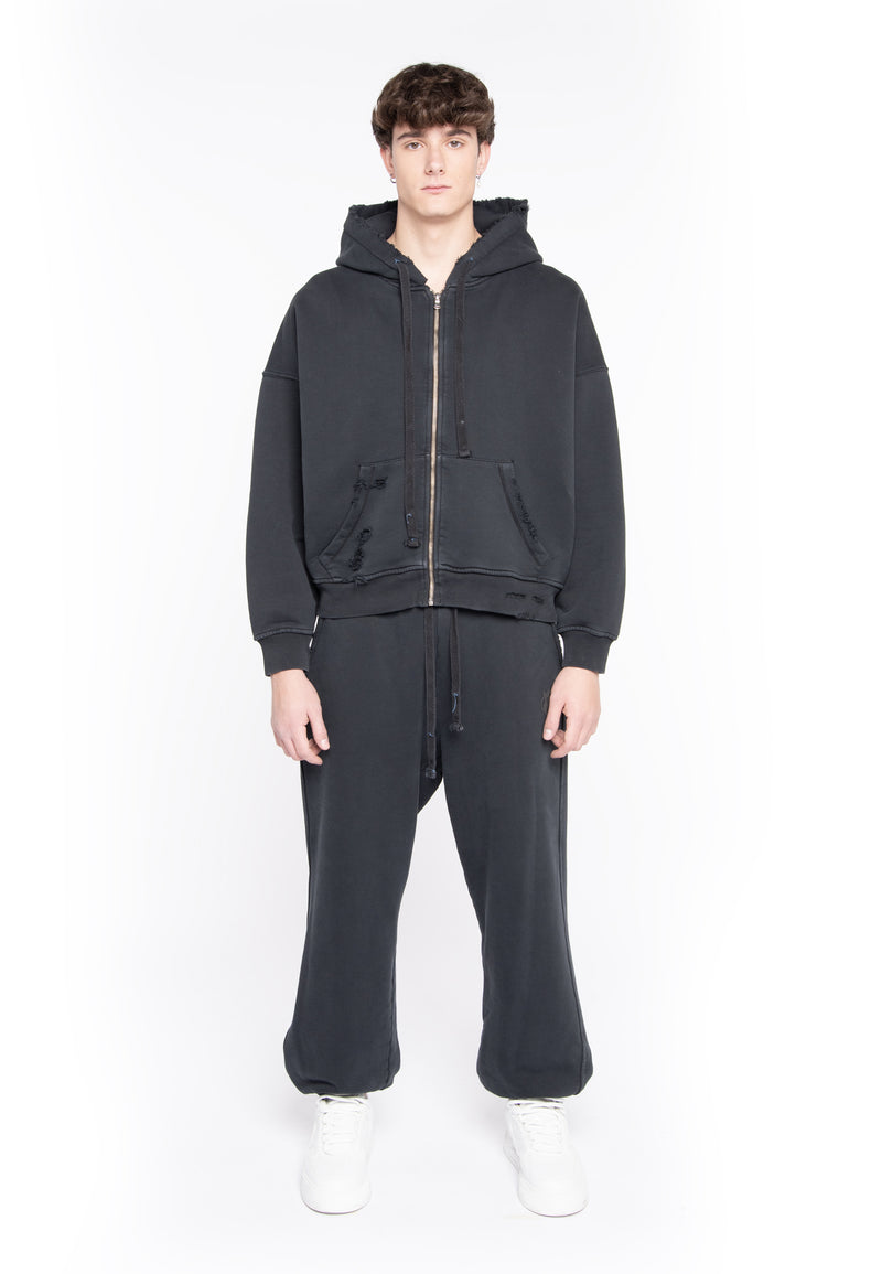 JOGGER FELPA BALOON BLACK LOGO BACK