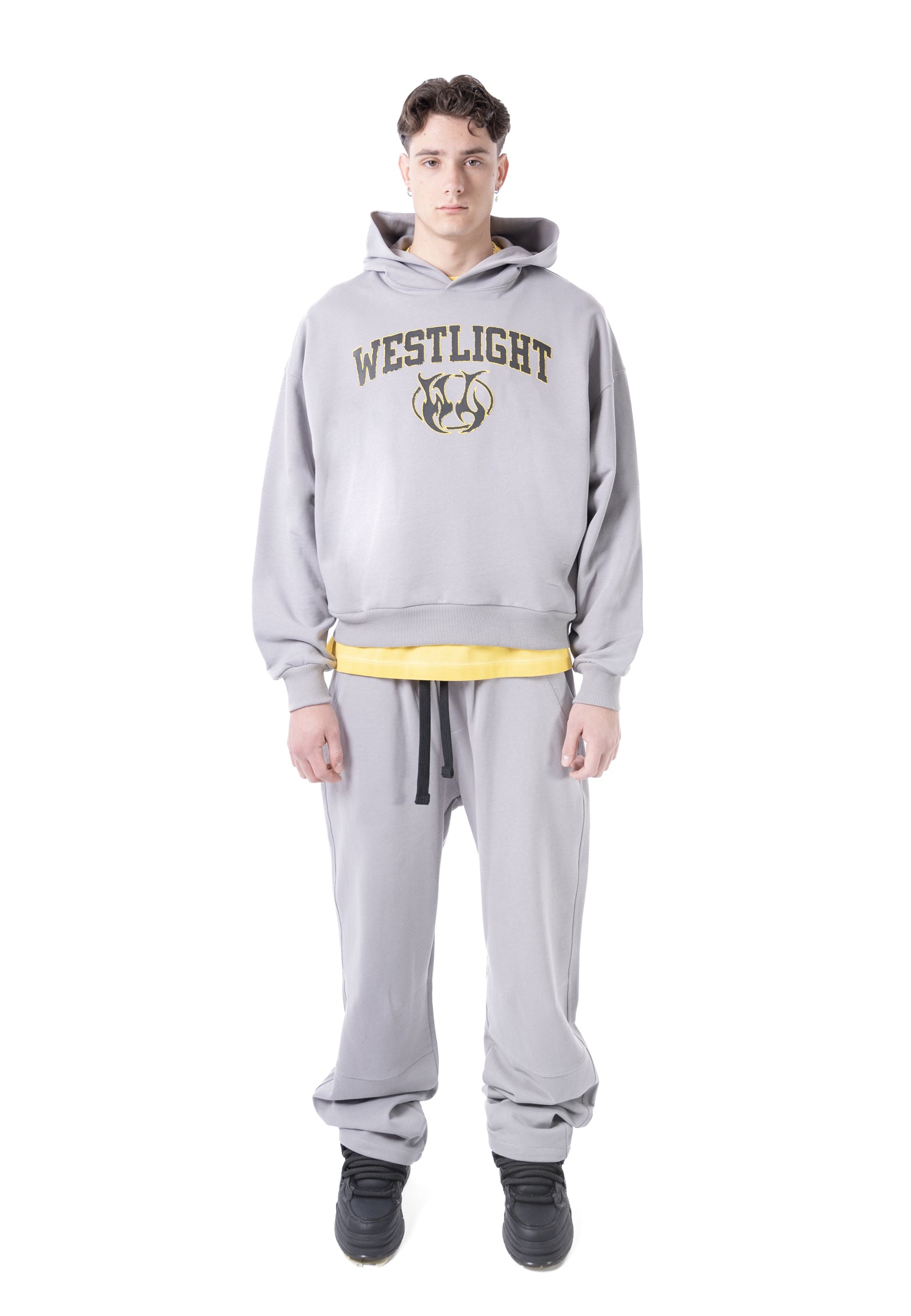 BASIC WIDE TRACK PANT GRAY