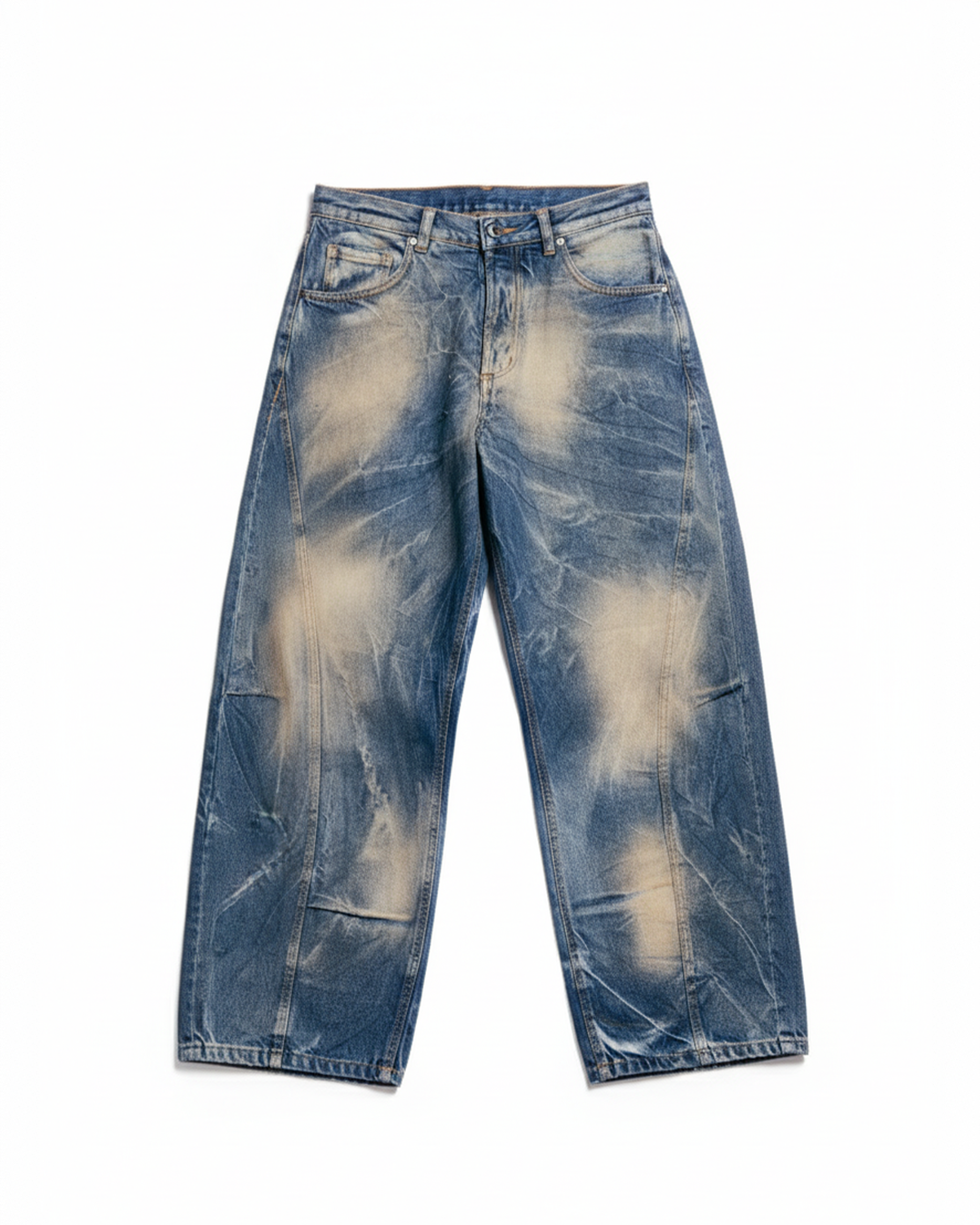 Rust Washed Jeans