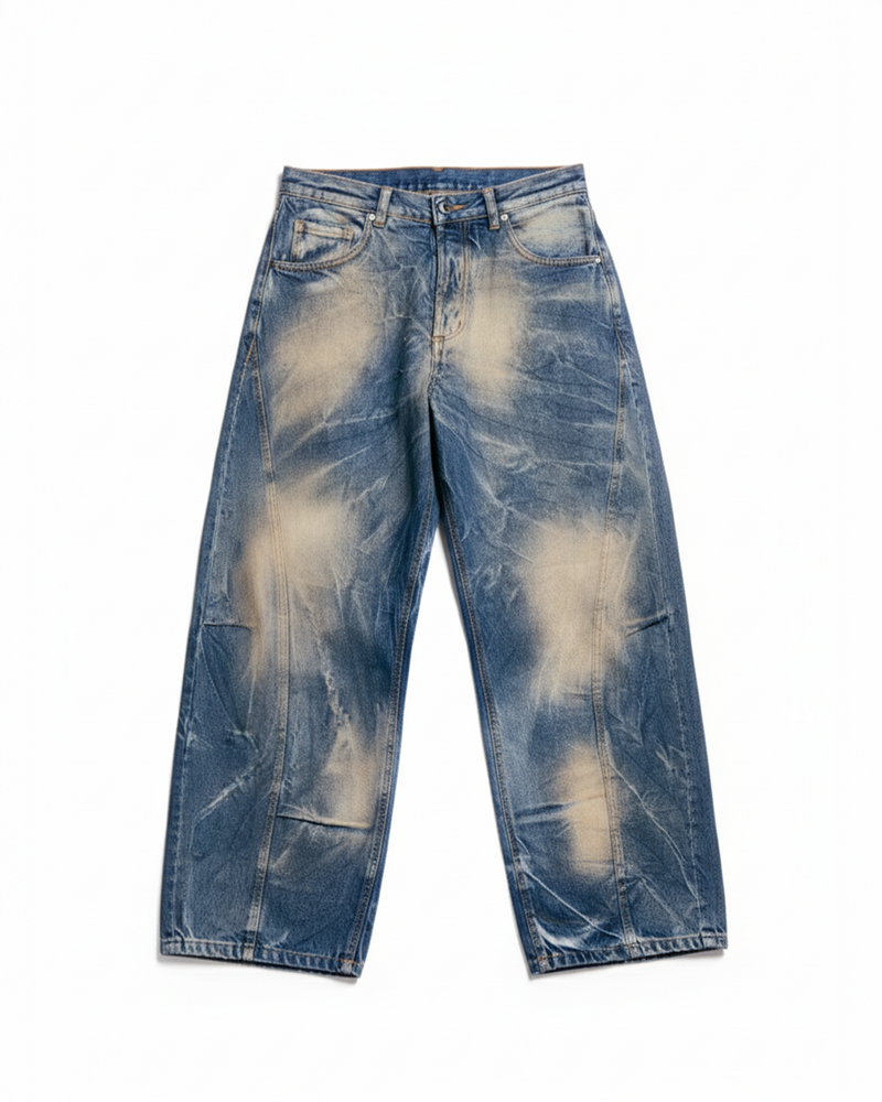Rust Washed Jeans