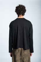 LOGO STUDDED LONGSLEEVE BLACK