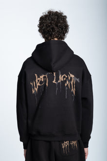 STRASS ICON HOODIE BLACK