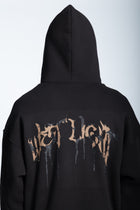 STRASS ICON HOODIE BLACK