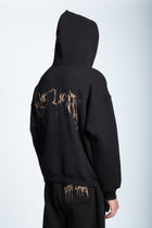 STRASS ICON HOODIE BLACK