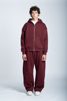 STRASS ICON SWEATPANTS  BORDEAUX