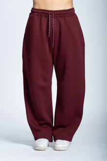 STRASS ICON SWEATPANTS  BORDEAUX