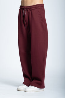 STRASS ICON SWEATPANTS  BORDEAUX