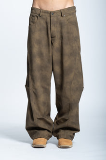 FADED WIDE LEG PANTS