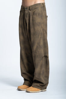 FADED WIDE LEG PANTS