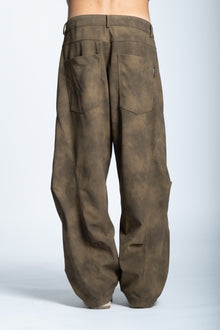 FADED WIDE LEG PANTS