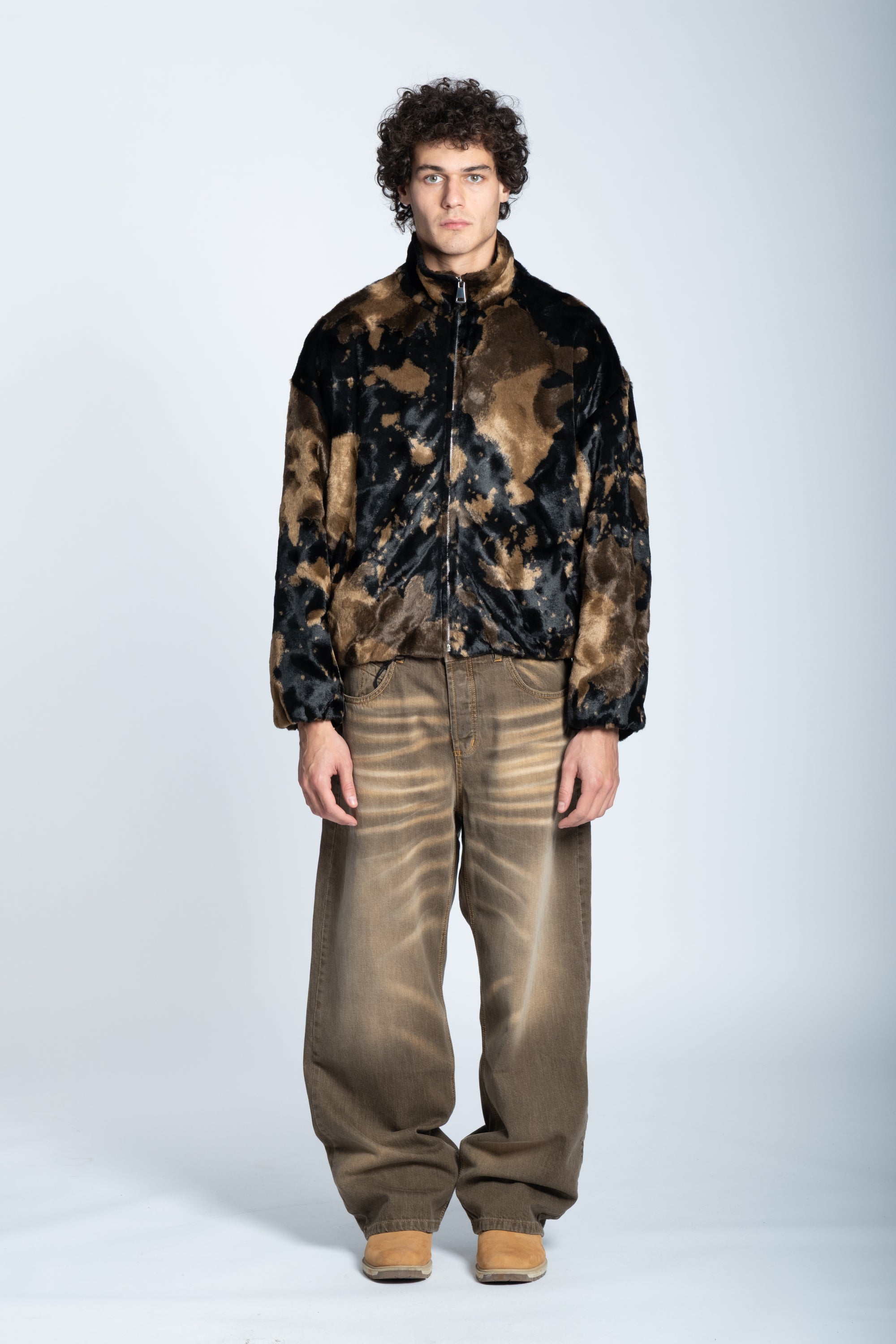 BALLOON TOBACCO WASHED JEANS