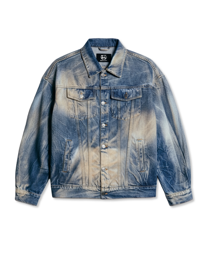 Rust Washed Denim Jacket