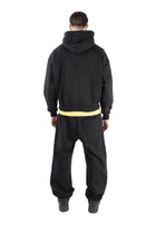 VARSITY RUBBER HOODY BLACK