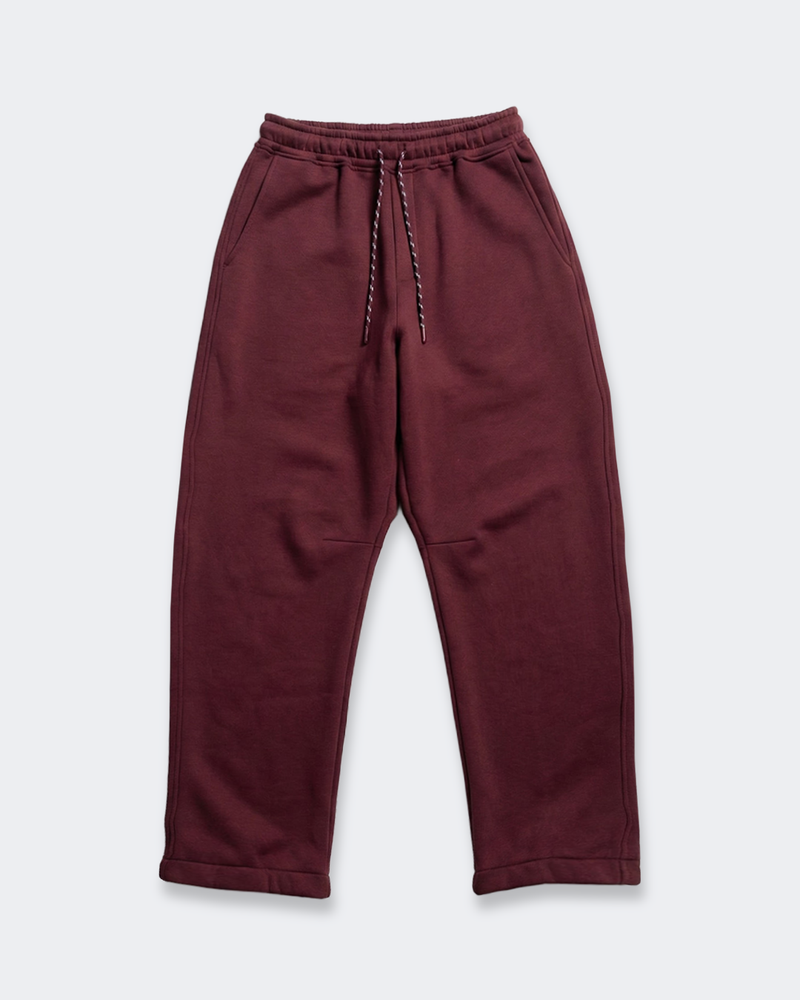 STRASS ICON SWEATPANTS  BORDEAUX