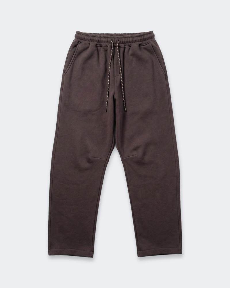 STRASS ICON SWEATPANTS DARK BROWN