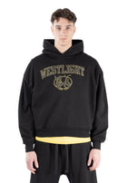 VARSITY RUBBER HOODY BLACK