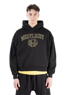 VARSITY RUBBER HOODY BLACK