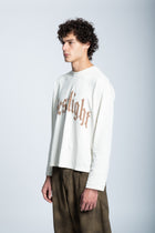 LOGO STUDDED LONGSLEEVE WHITE