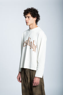 LOGO STUDDED LONGSLEEVE WHITE