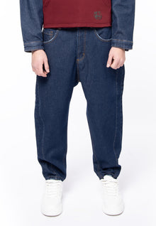5 pocket denim rinse basic balloon