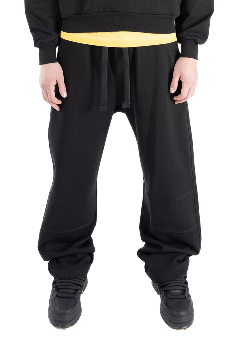 BASIC WIDE TRACK PANT BLACK