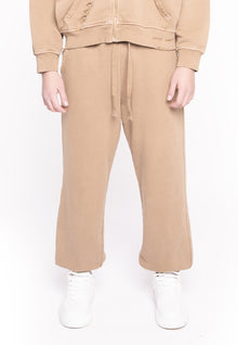 JOGGER FELPA BALOON CAMEL LOGO BACK