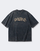 WASHED FLAME LOGO T-SHIRT BLACK
