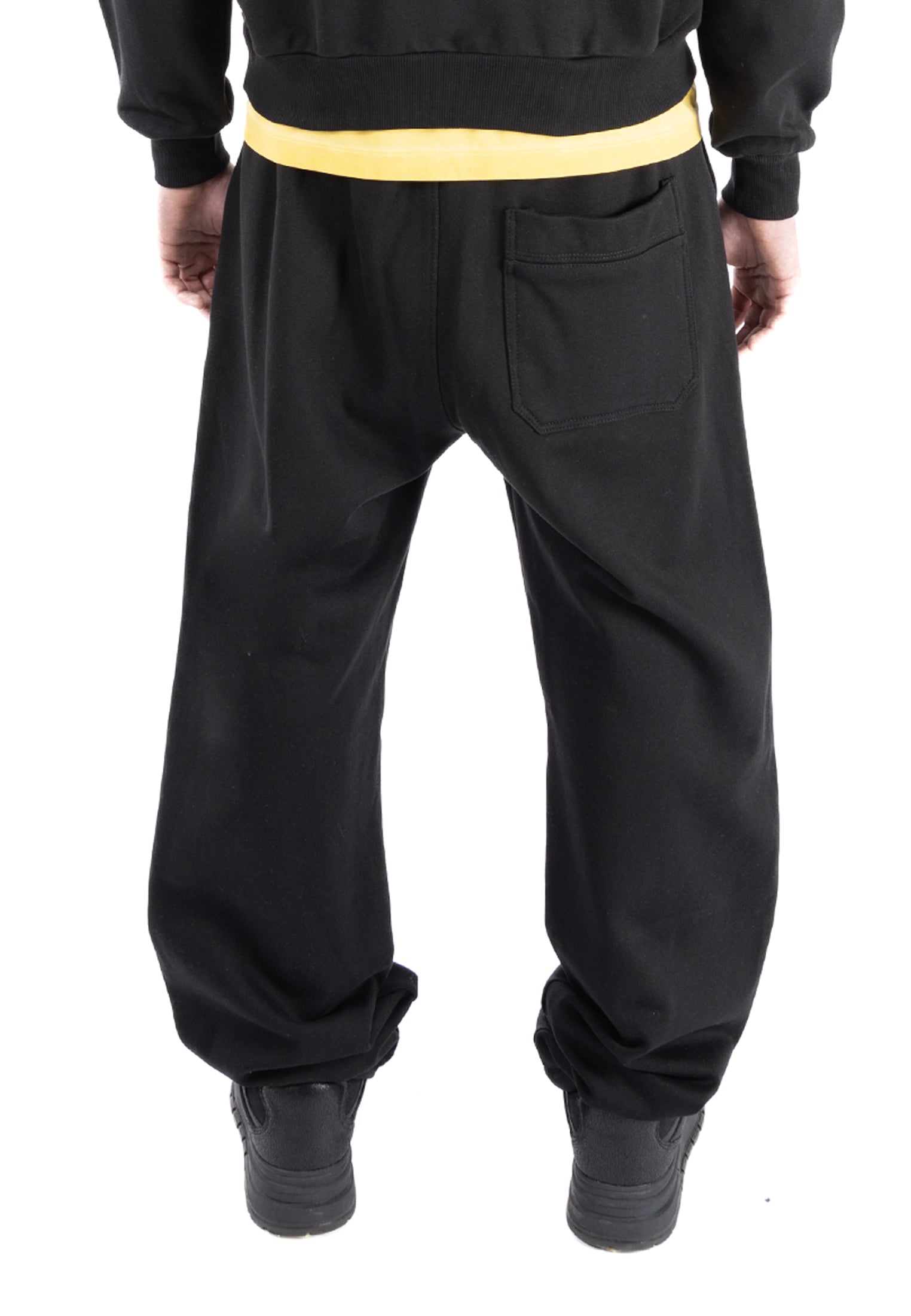 BASIC WIDE TRACK PANT BLACK