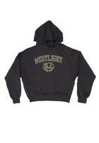 VARSITY RUBBER HOODY BLACK