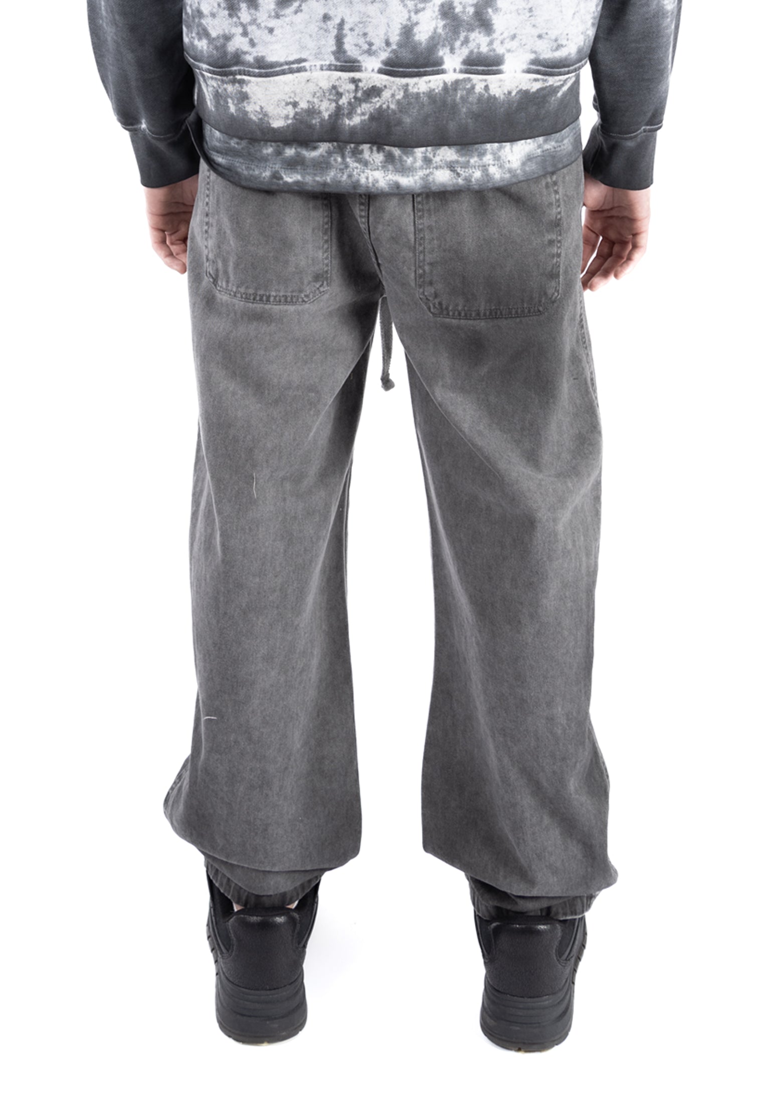5 POCKET WIDE JOGGER CHARCOAL