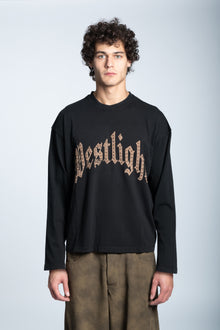LOGO STUDDED LONGSLEEVE BLACK