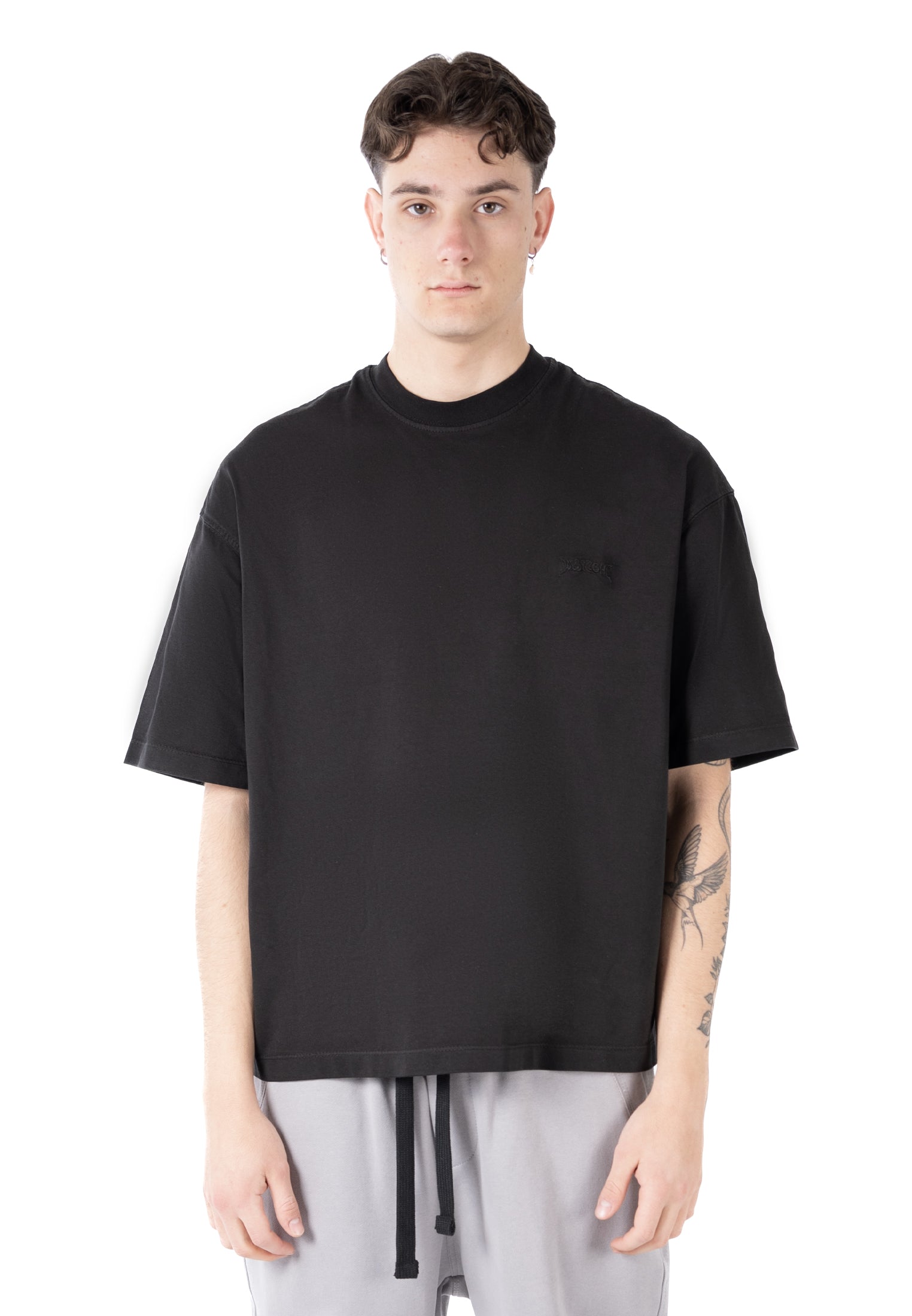 BASIC WASHED TEE BLACK