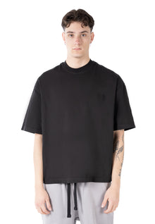 BASIC WASHED TEE BLACK