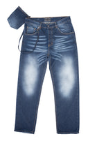 5 POCKET STRAIGHT WITH POCKET BAG BLUE VINTAGE