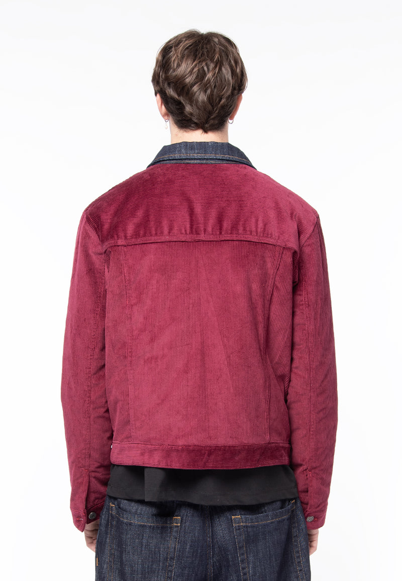 Corduroy jacket boxy tasconi