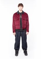 Corduroy jacket boxy pockets