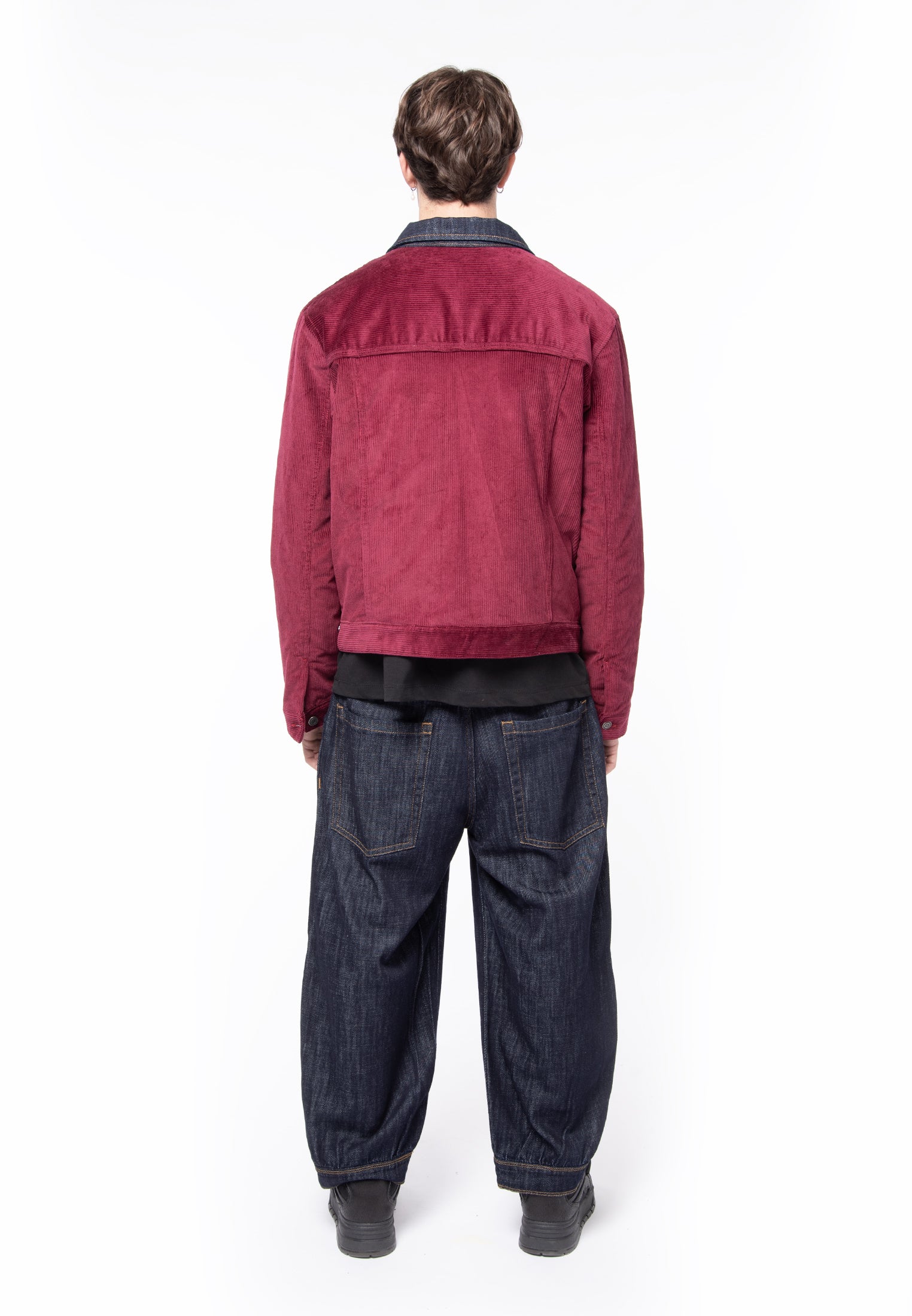 Corduroy jacket boxy pockets