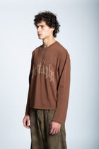 LOGO STUDDED LONGSLEEVE BROWN