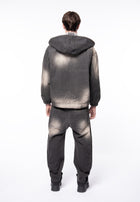 5 pockets black balloon casual spray