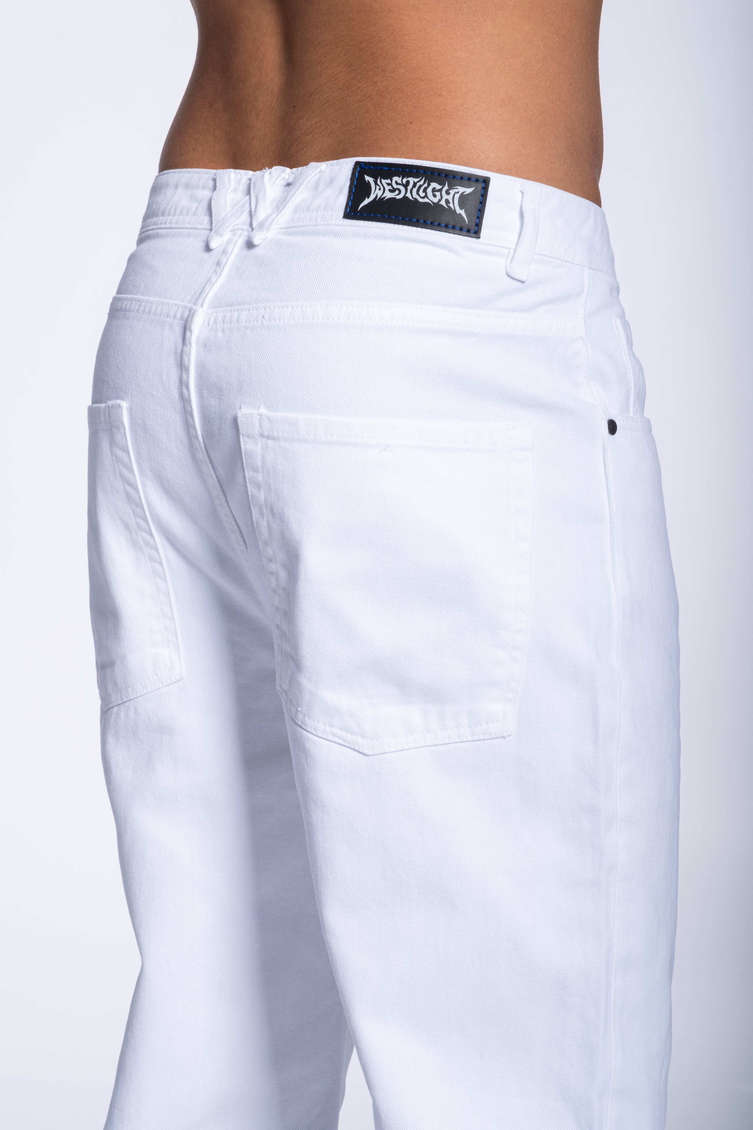 Pantalone Bianco Basic Dritto